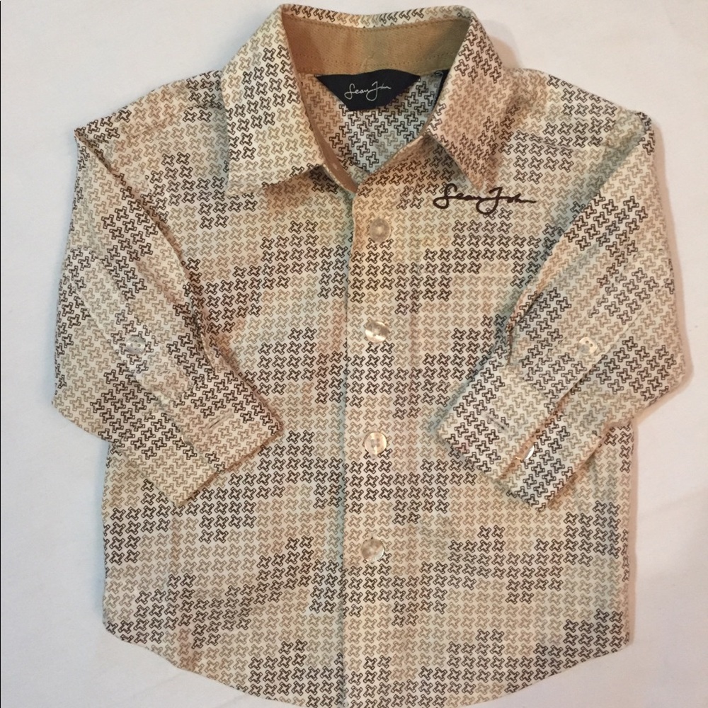 Sean John  Button Down Shirt  Baby 3-6 mo